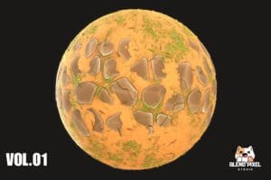 Stylized Terrain Textures - Vol.01