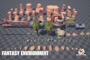 Fantasy Environment - Stylized Desert