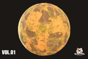 Stylized Terrain Textures - Vol.01