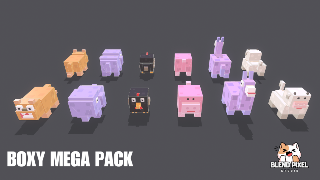 Cartoon Animal Pack 01