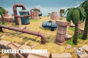 Fantasy Environment - Stylized Desert