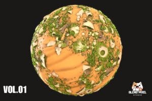 Stylized Terrain Textures - Vol.01
