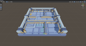 Low Poly Sci-Fi Station Pack