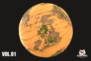 Stylized Terrain Textures - Vol.01