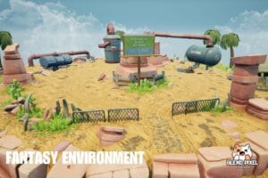 Fantasy Environment - Stylized Desert