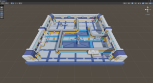 Low Poly Sci-Fi Station Pack