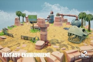 Fantasy Environment - Stylized Desert