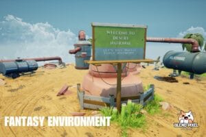 Fantasy Environment - Stylized Desert