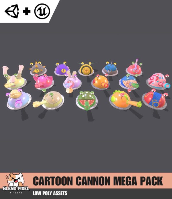 Cartoon Cannon Mega Pack