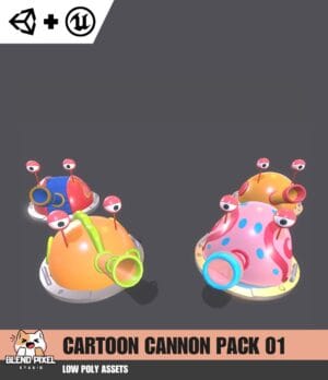 Cartoon Cannon Pack 01