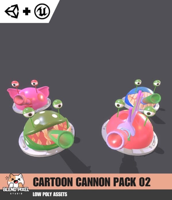 Cartoon Cannon Pack 02