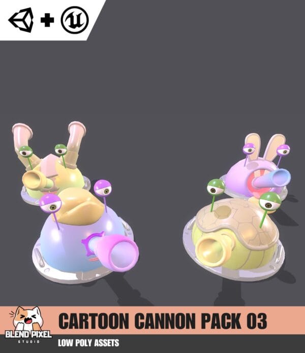 Cartoon Cannon Pack 03