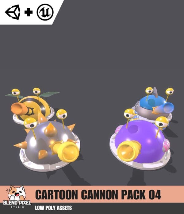Cartoon Cannon Pack 04