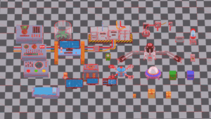 Low Poly Sci-Fi Station Pack