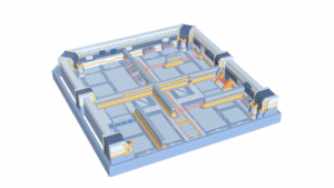 Low Poly Sci-Fi Station Pack