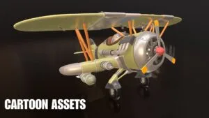 3D Stylized Planes - Cartoon Assets