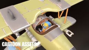 3D Stylized Planes - Cartoon Assets