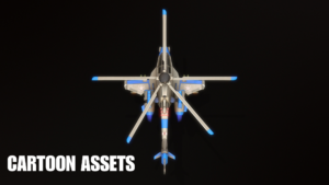 3D Stylized Helicopters - Cartoon Assets