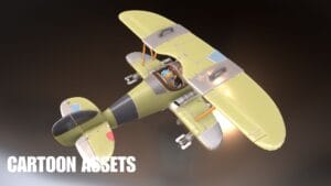 3D Stylized Planes - Cartoon Assets