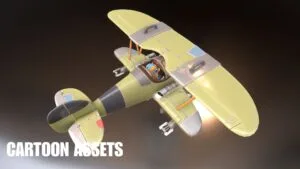 3D Stylized Planes - Cartoon Assets