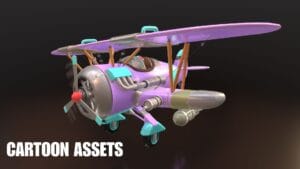 3D Stylized Planes - Cartoon Assets