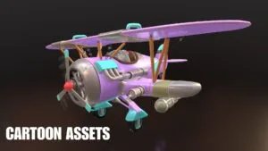 3D Stylized Planes - Cartoon Assets