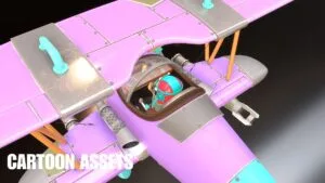 3D Stylized Planes - Cartoon Assets