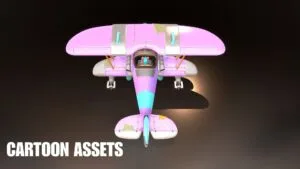 3D Stylized Planes - Cartoon Assets