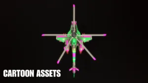 3D Stylized Helicopters - Cartoon Assets