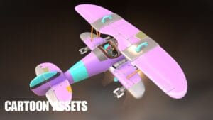 3D Stylized Planes - Cartoon Assets