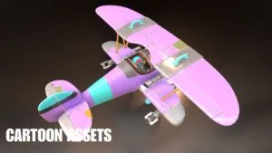 3D Stylized Planes - Cartoon Assets
