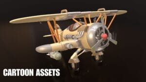 3D Stylized Planes - Cartoon Assets