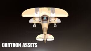 3D Stylized Planes - Cartoon Assets