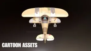 3D Stylized Planes - Cartoon Assets