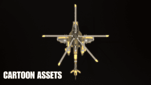3D Stylized Helicopters - Cartoon Assets