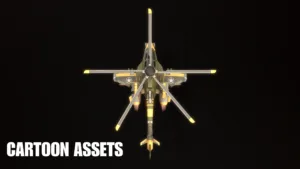 3D Stylized Helicopters - Cartoon Assets