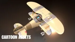 3D Stylized Planes - Cartoon Assets