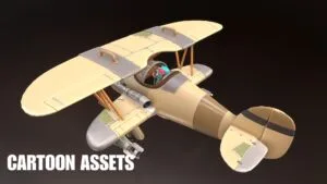 3D Stylized Planes - Cartoon Assets