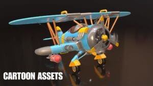 3D Stylized Planes - Cartoon Assets