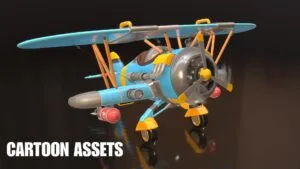 3D Stylized Planes - Cartoon Assets