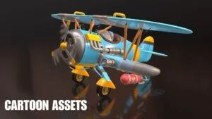 3D Stylized Planes - Cartoon Assets