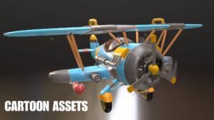 3D Stylized Planes - Cartoon Assets