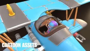 3D Stylized Planes - Cartoon Assets