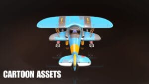 3D Stylized Planes - Cartoon Assets