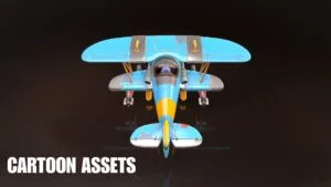 3D Stylized Planes - Cartoon Assets