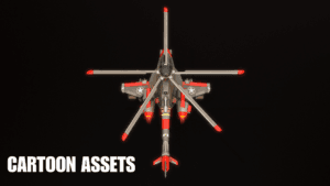 3D Stylized Helicopters - Cartoon Assets