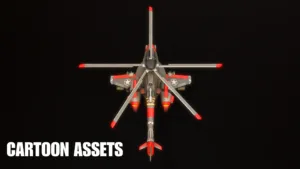 3D Stylized Helicopters - Cartoon Assets