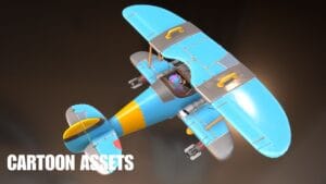 3D Stylized Planes - Cartoon Assets