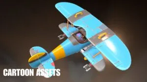 3D Stylized Planes - Cartoon Assets