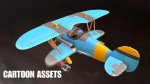 3D Stylized Planes - Cartoon Assets